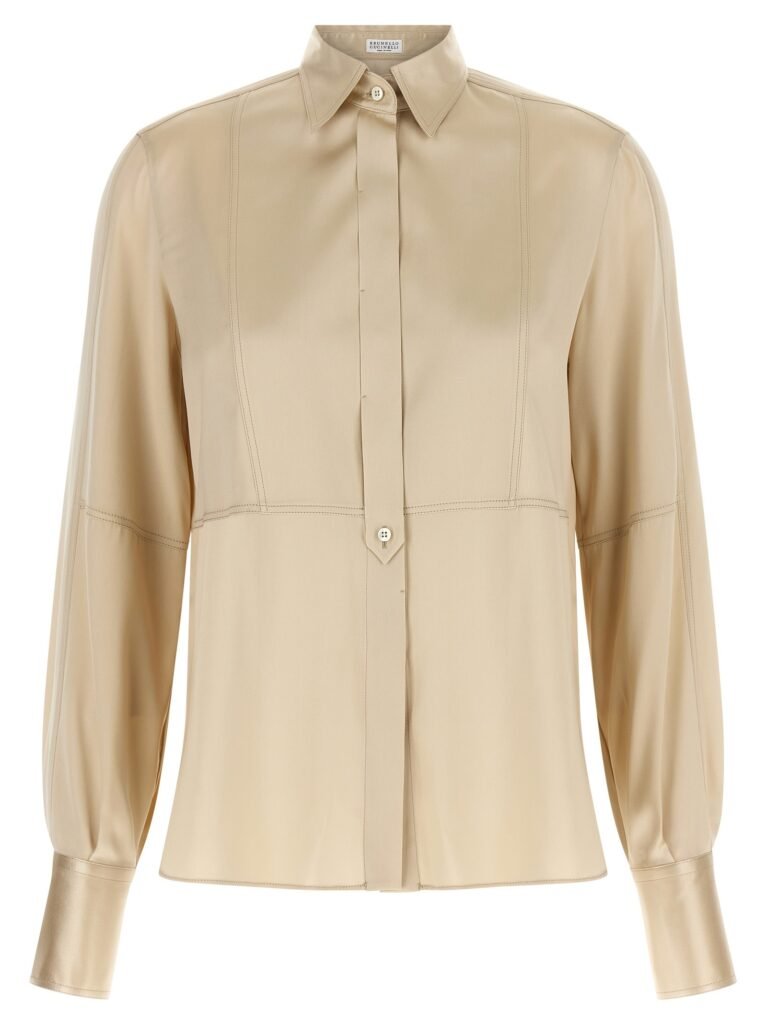 Satin silk shirt