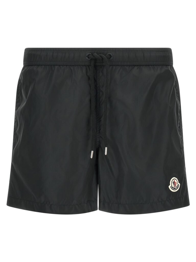 Logo patch swim shorts