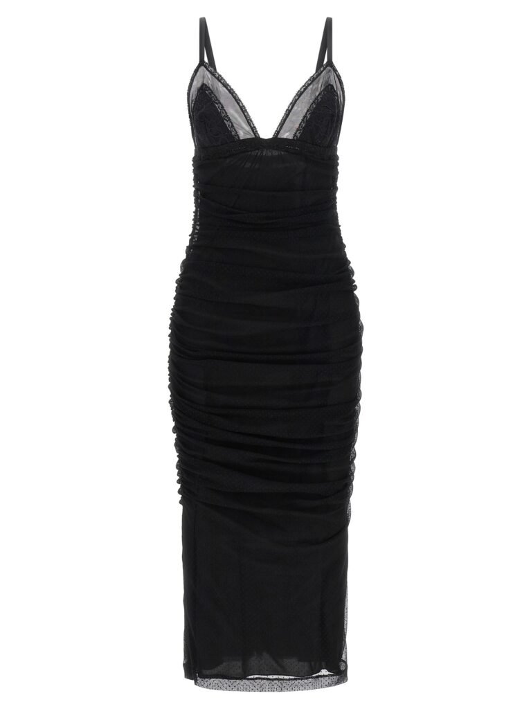 Longuette slip dress