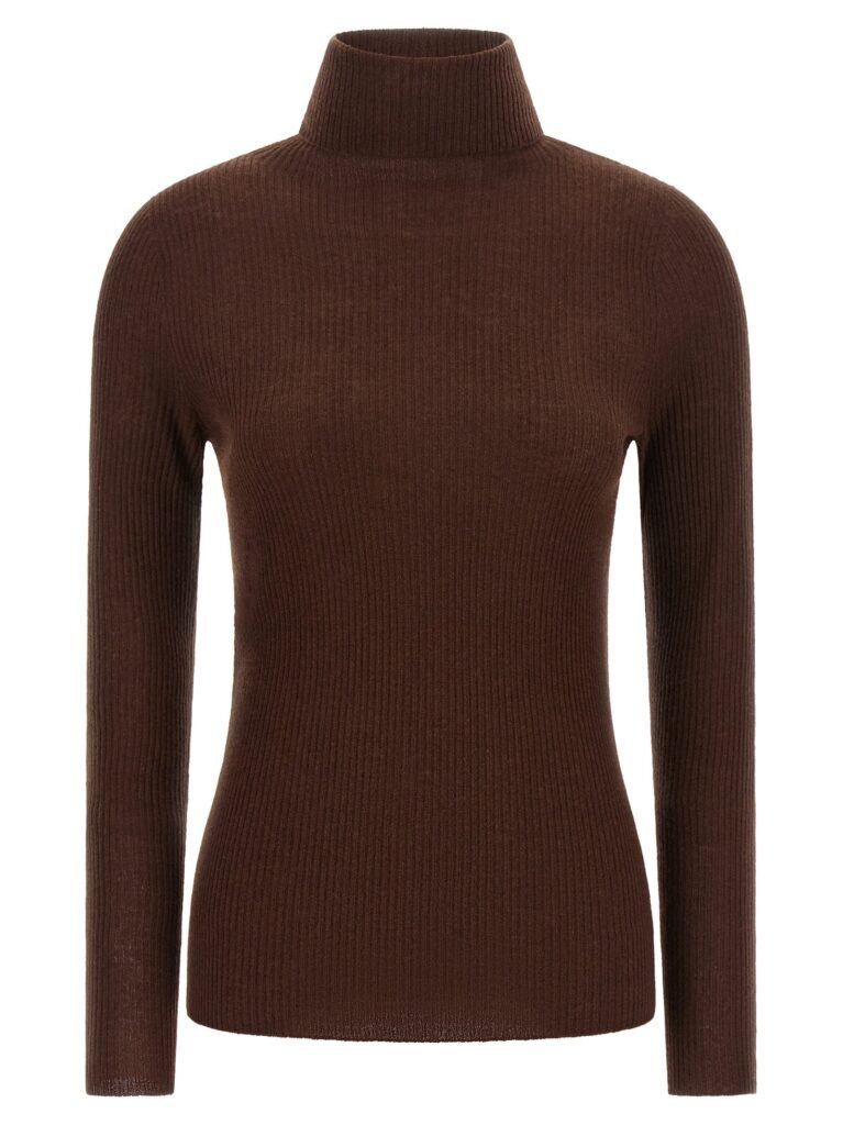 Ribbed turtleneck sweater