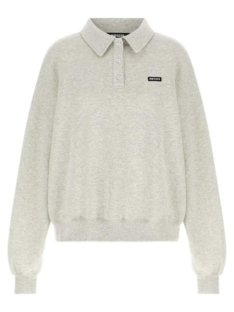 Fleece polo shirt