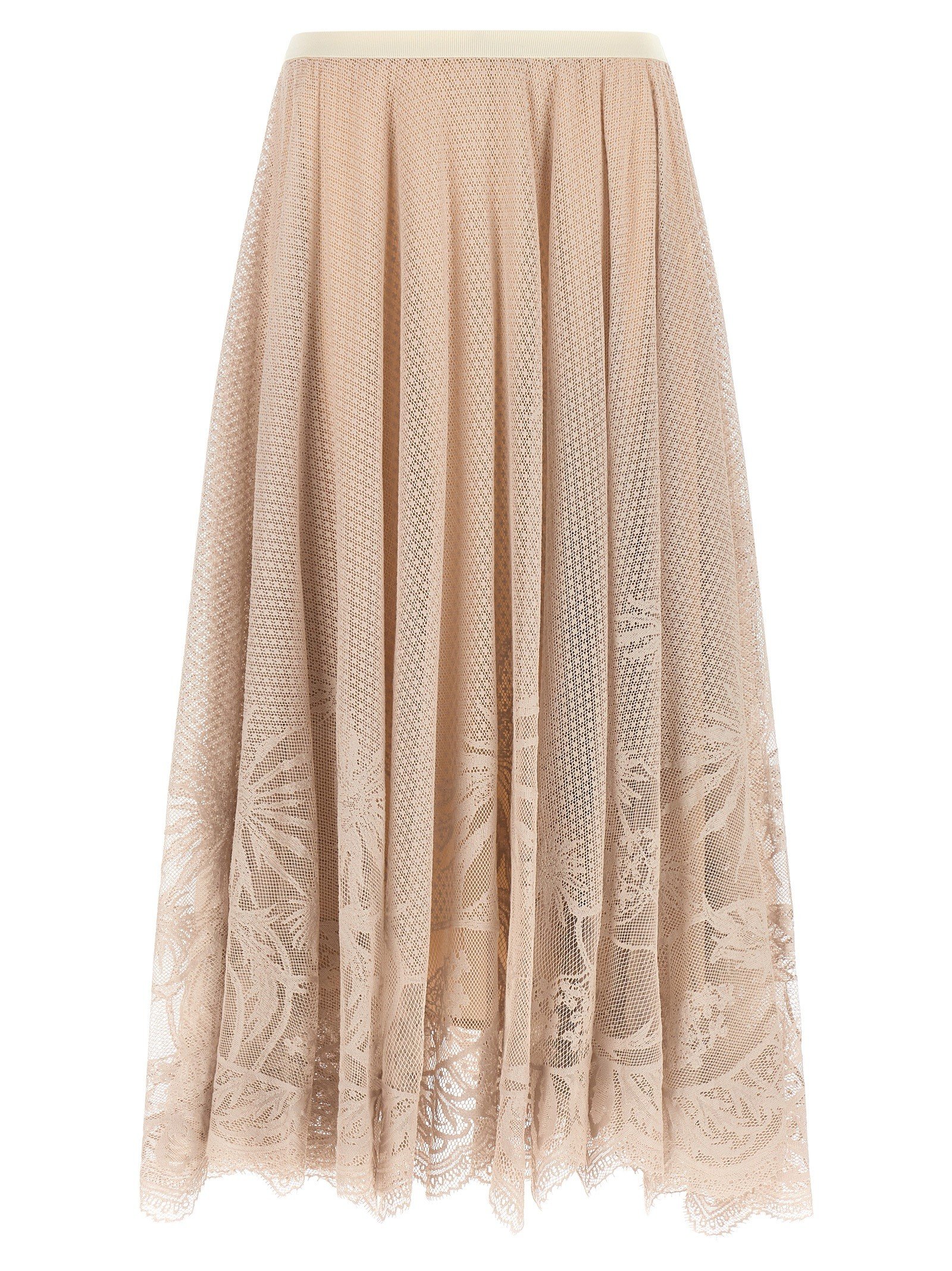 Jacquard lace skirt