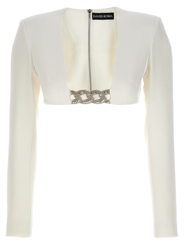 Top '3D Crystsal Chain and Square Neck