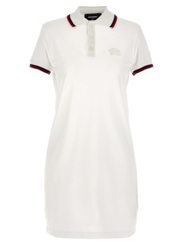 Maxi cut out polo dress