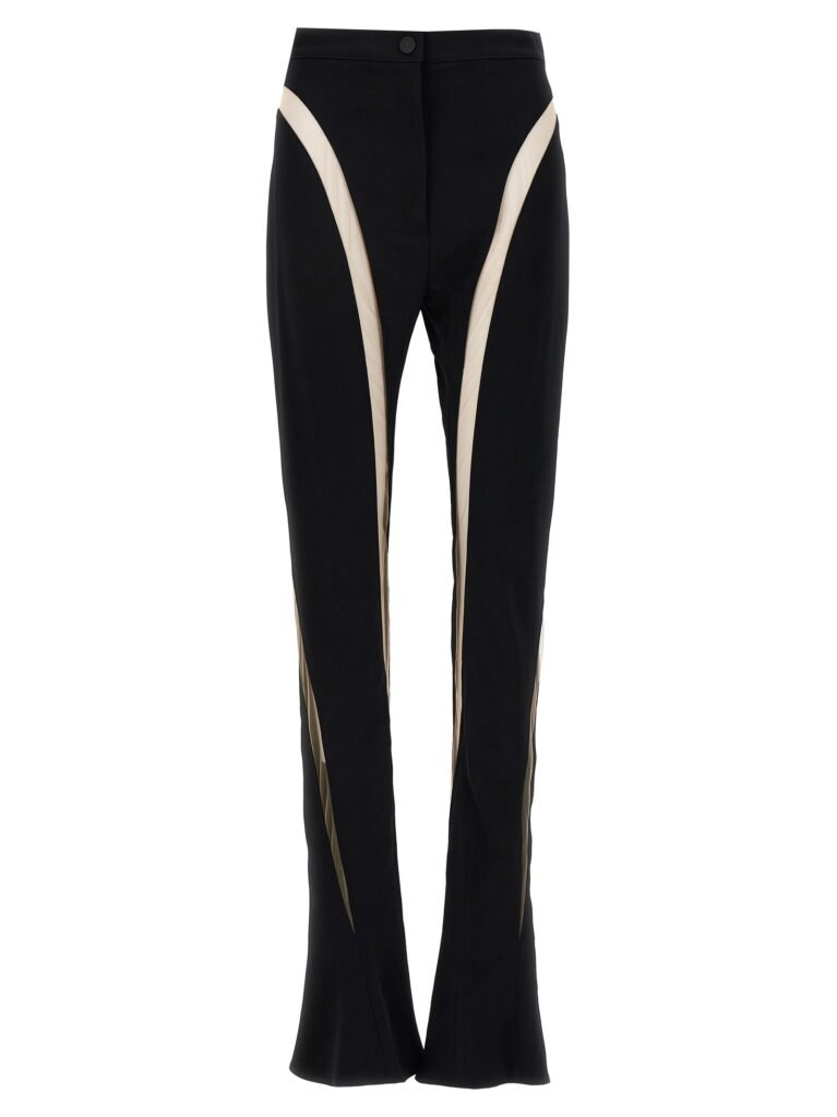 Mesh insert leggings