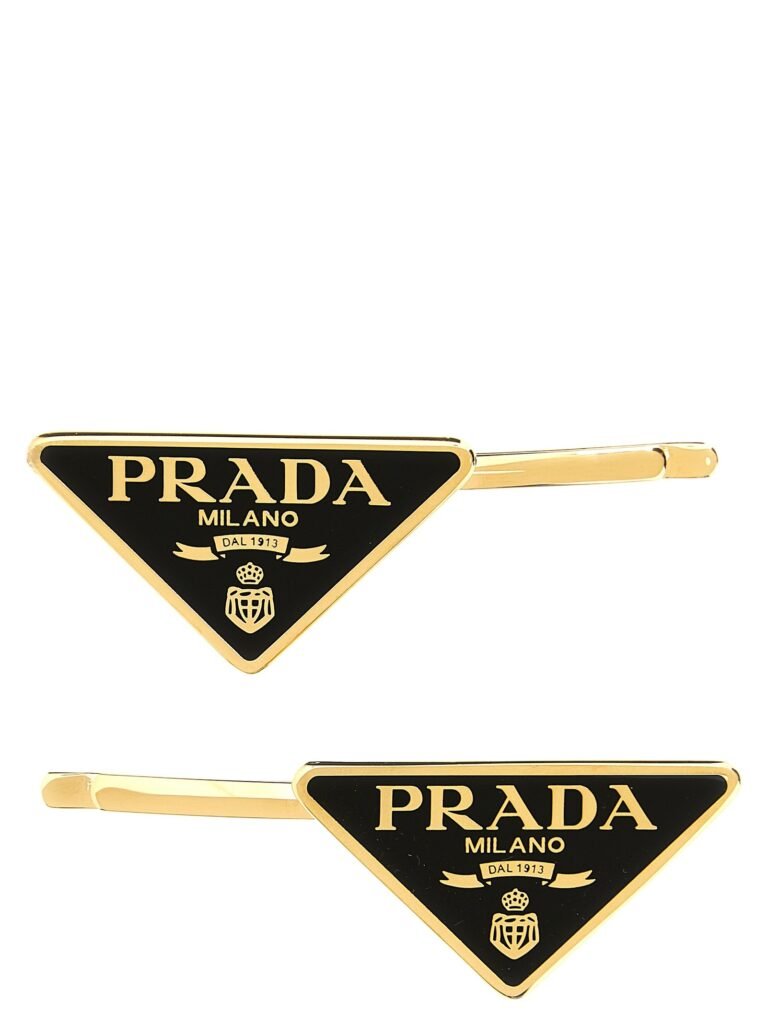 Set of 2 logo hair clips