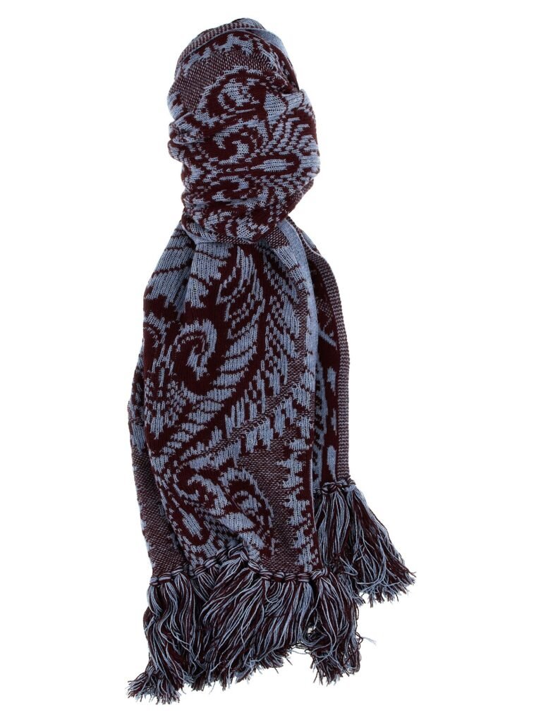 Barocco' jacquard scarf