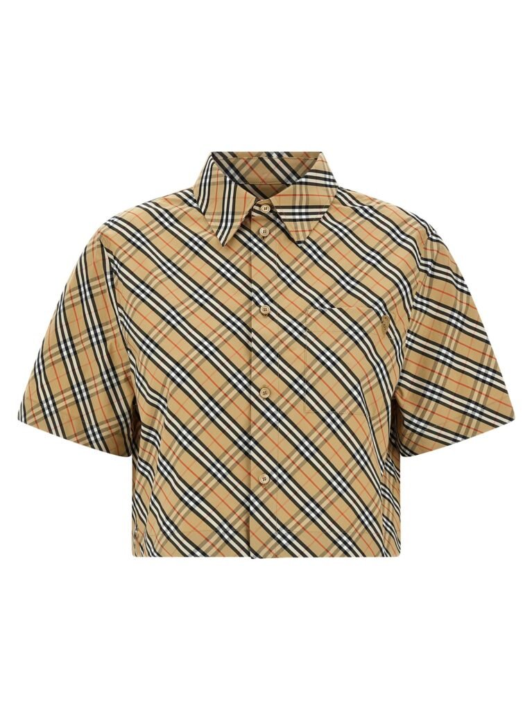 B Shield' check shirt