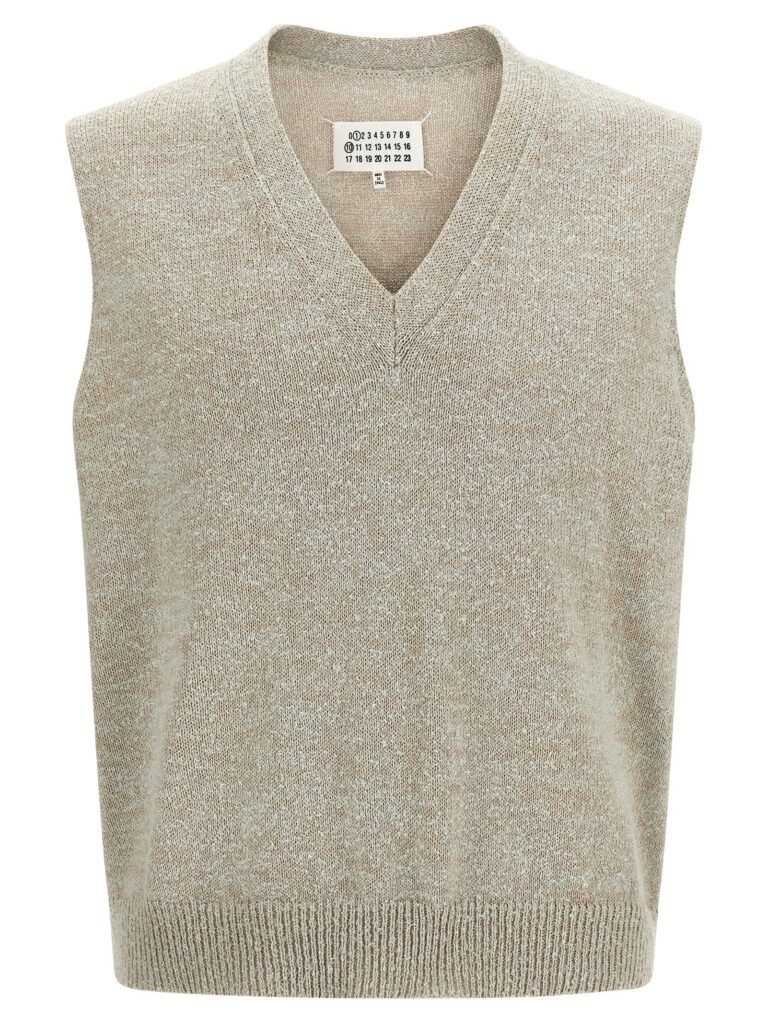 Boucl knit vest