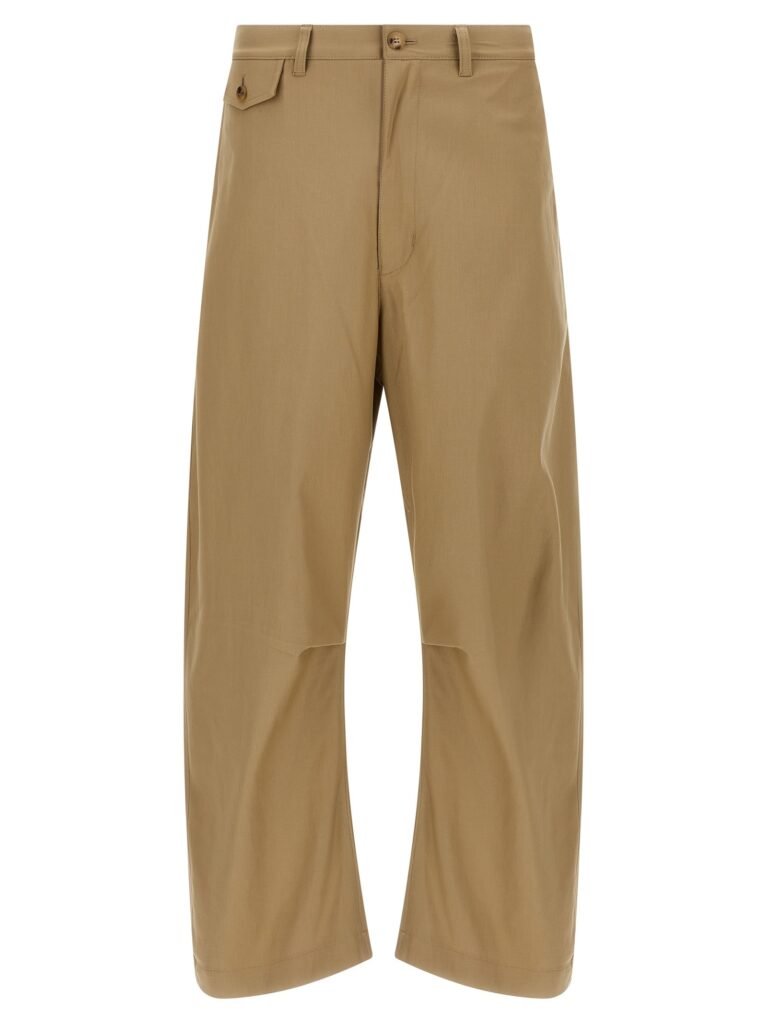 Curved leg pants