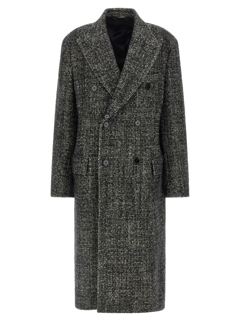 Boucl wool coat