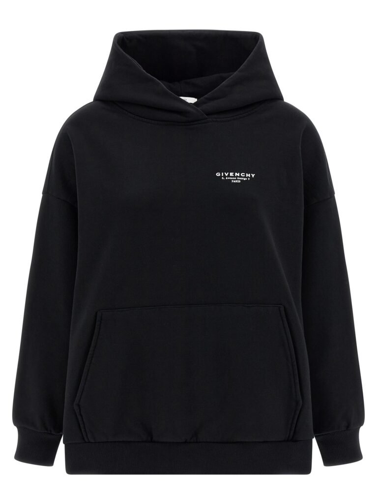 Logo print hoodie