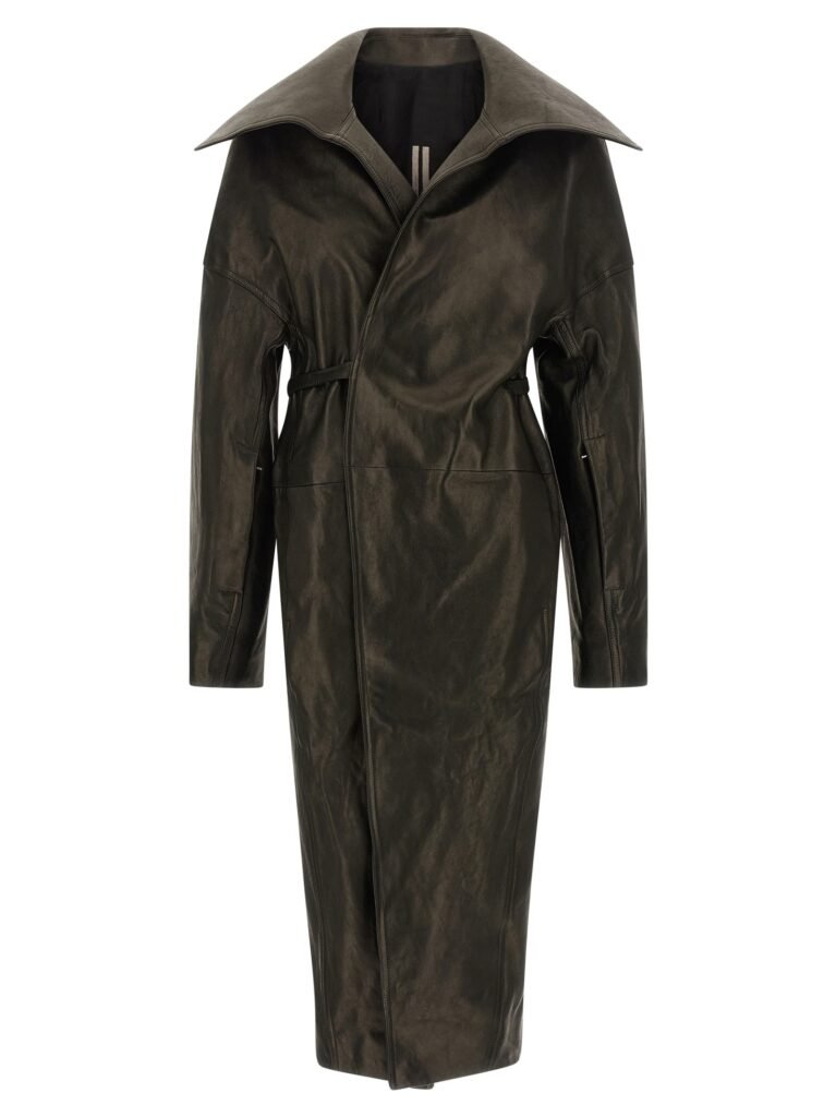 Dracucollar Belted' coat