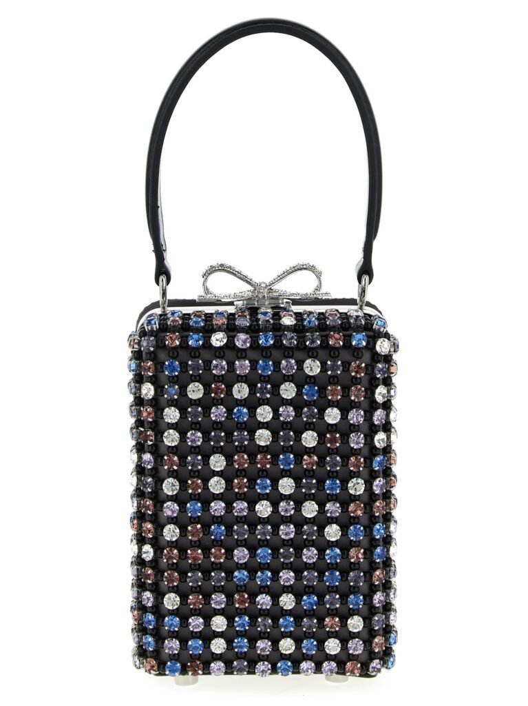 Multi Crystal Chainmail' handbag