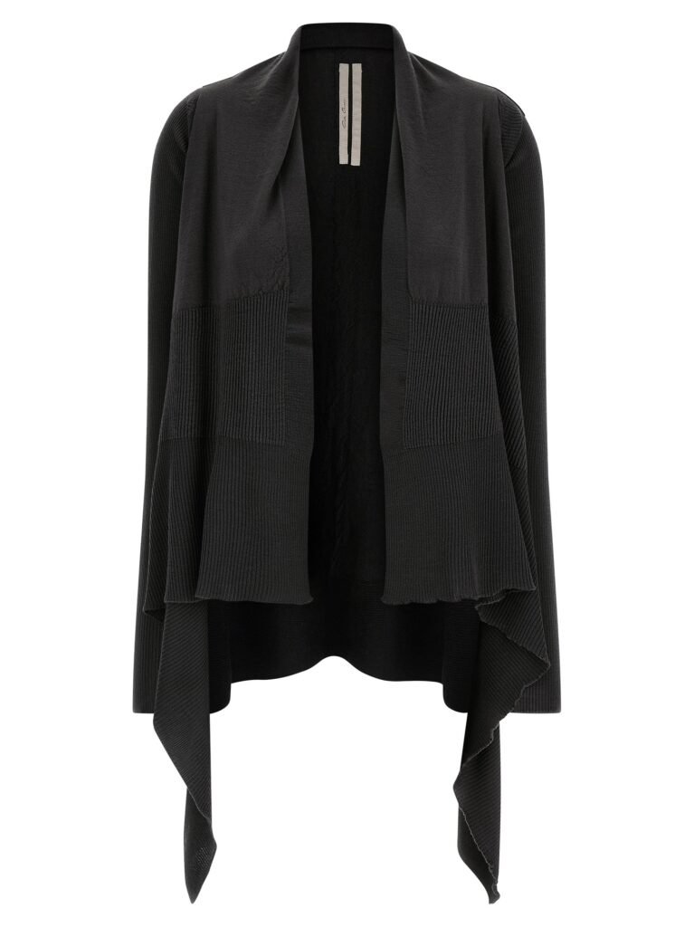 'Medium Wrap' cardigan - Black - L