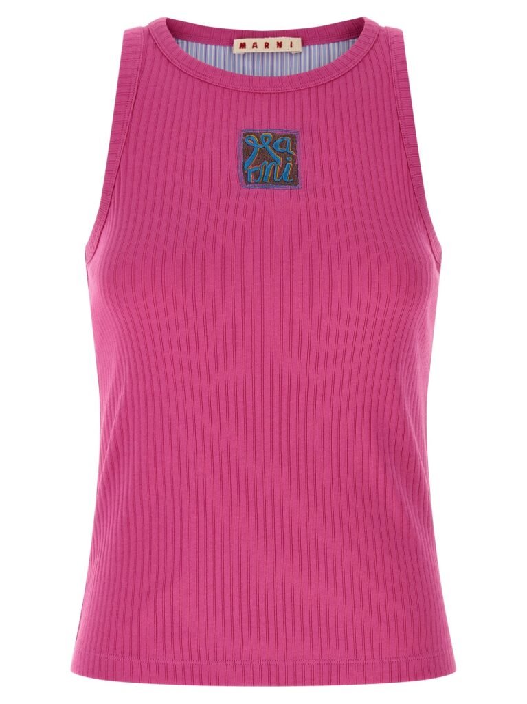 Logo patch tank top