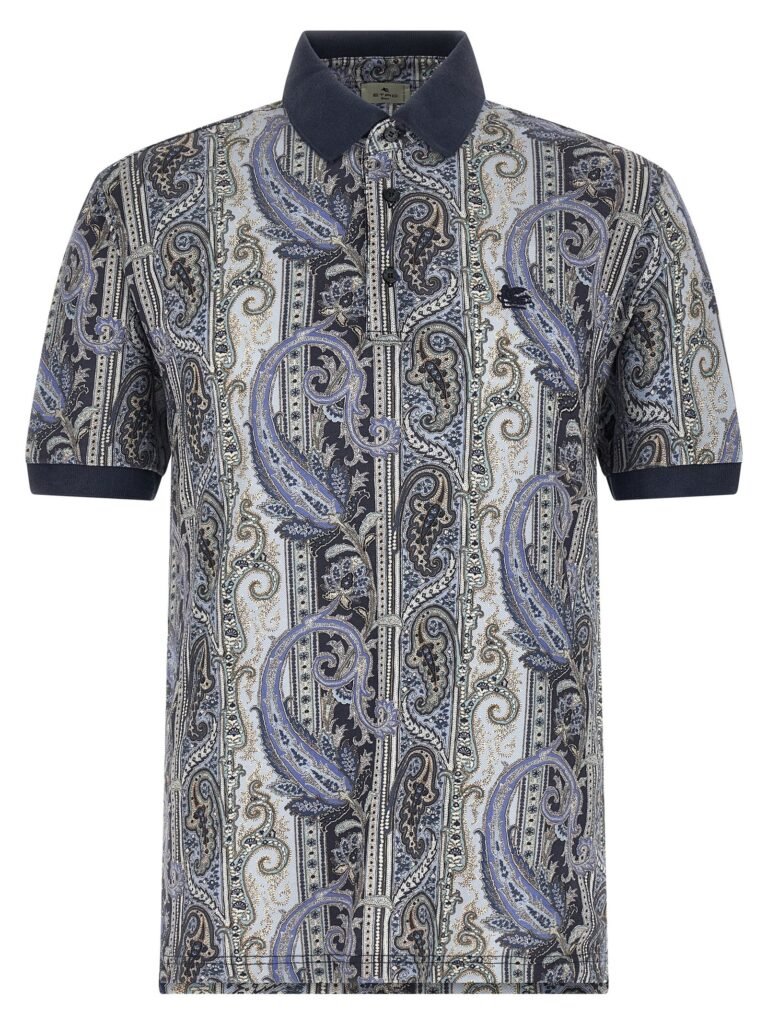 Arnica Paisley' polo shirt