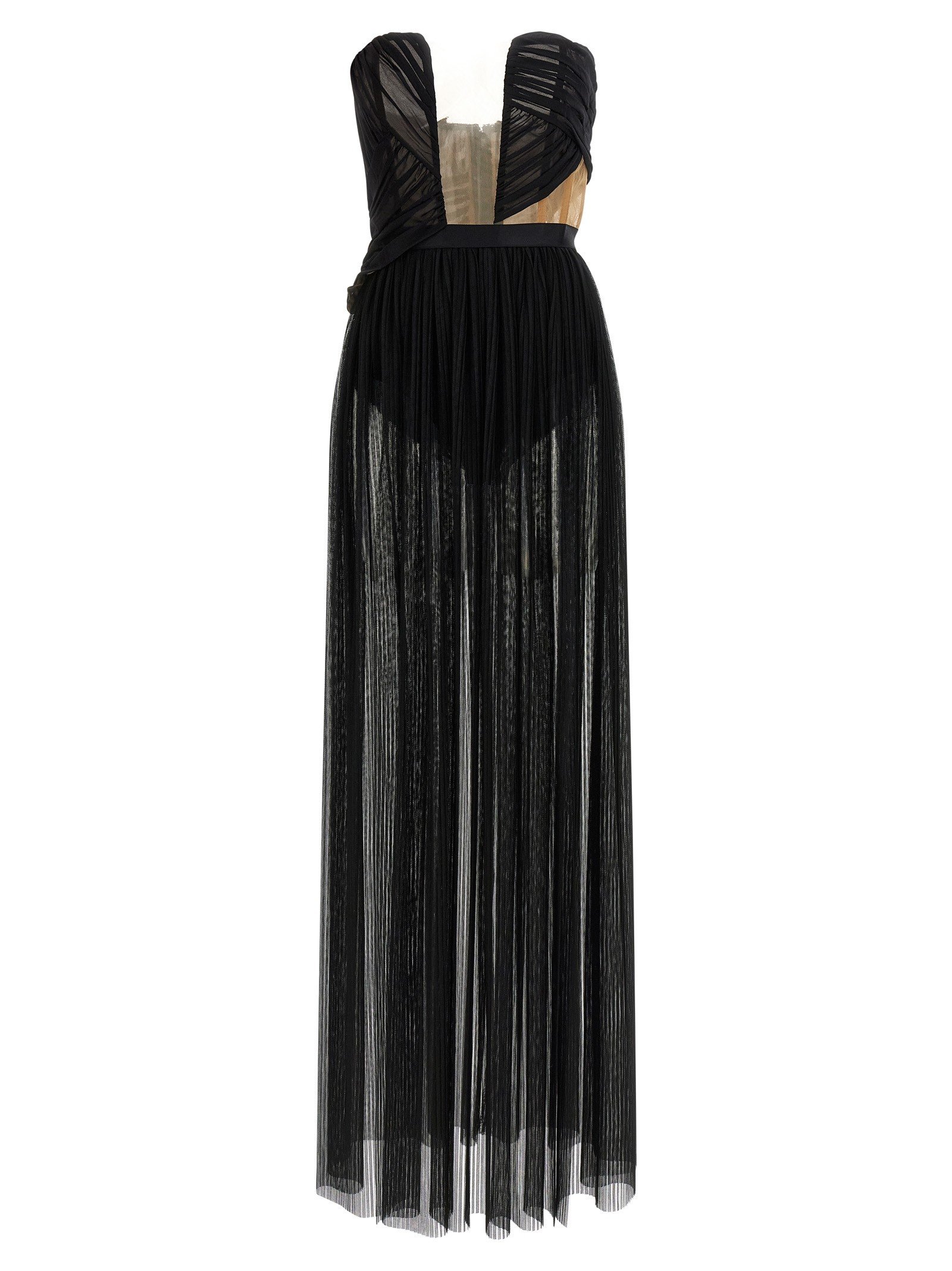 Corsetto Draped Gown' dress