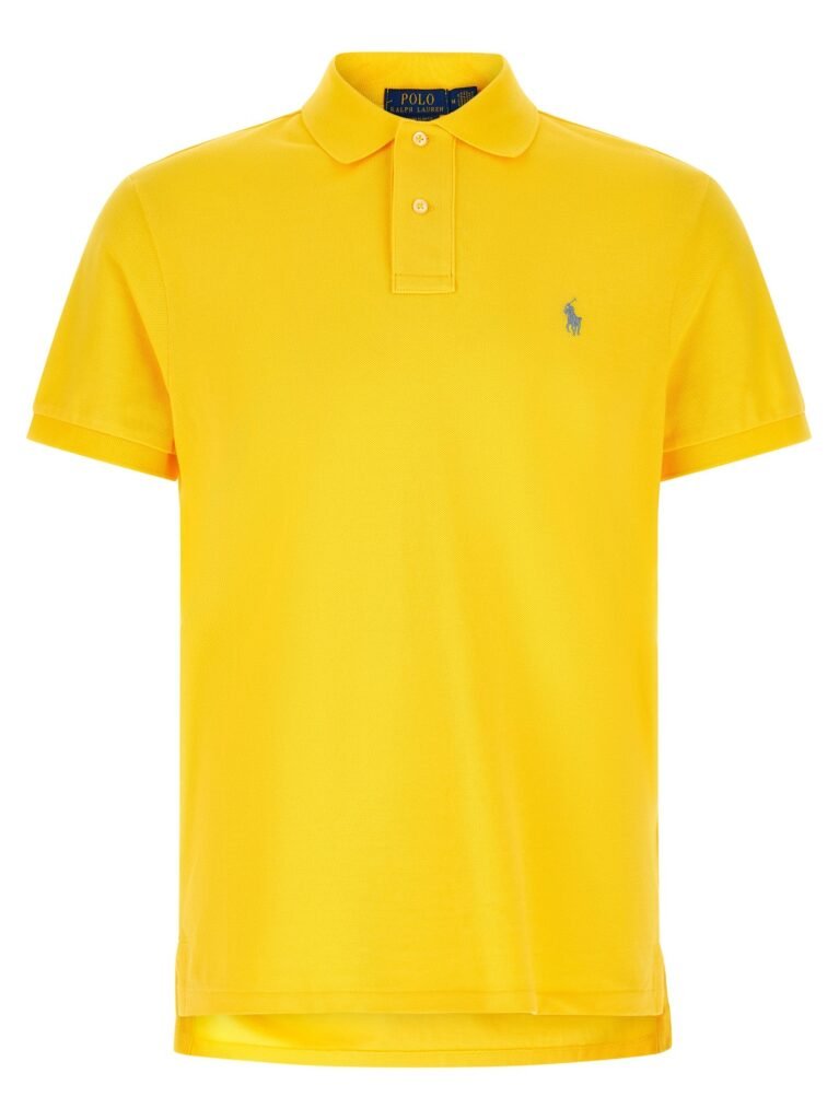 Logo embroidery polo shirt