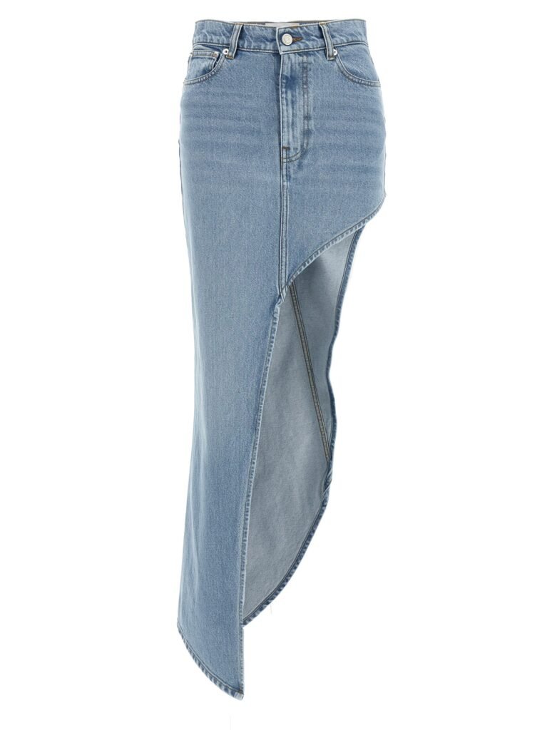 One-Leg Denim' skirt