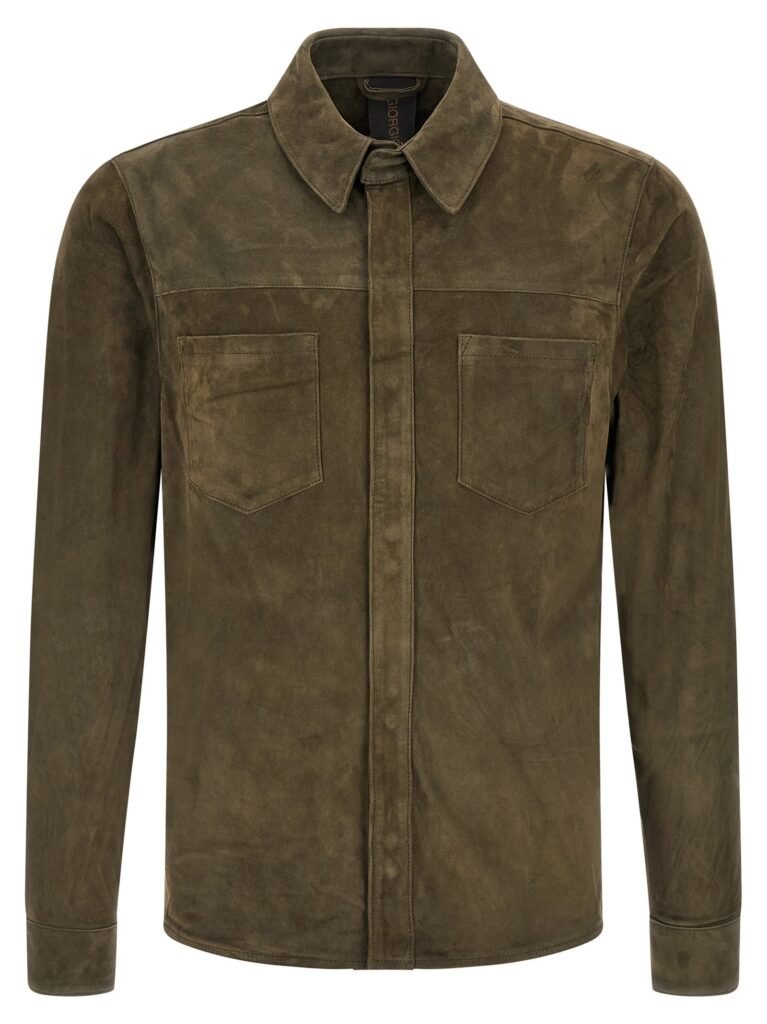 Suede shirt Gloves