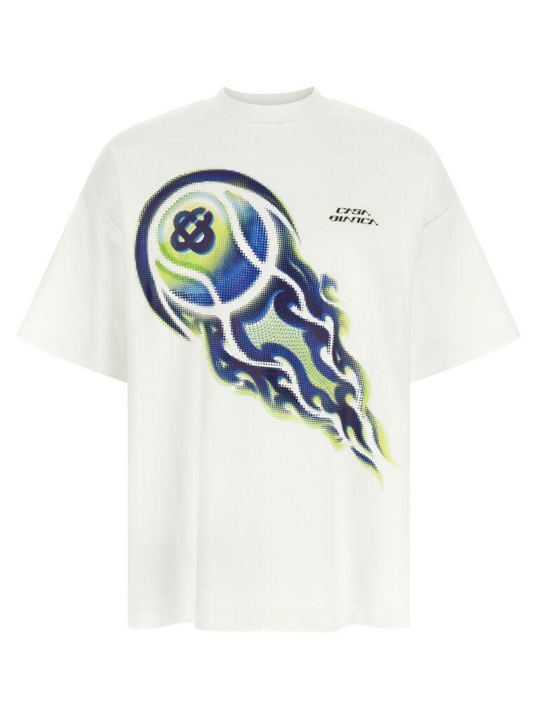 Flaming Tennis Ball' T-shirt