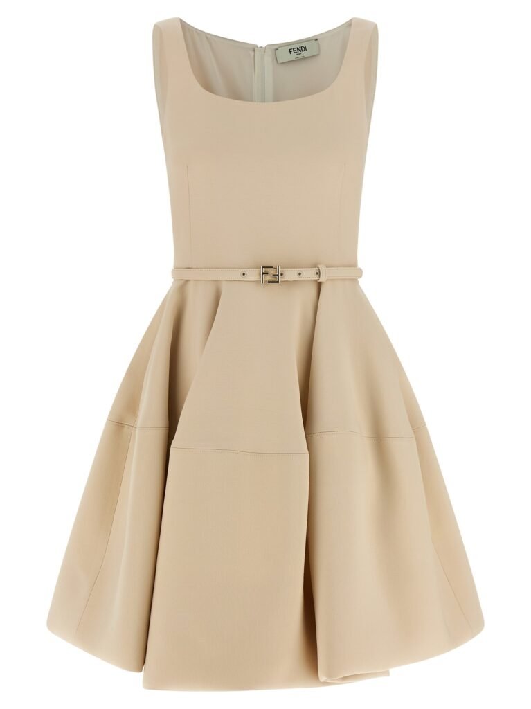 Wheel skirt dress