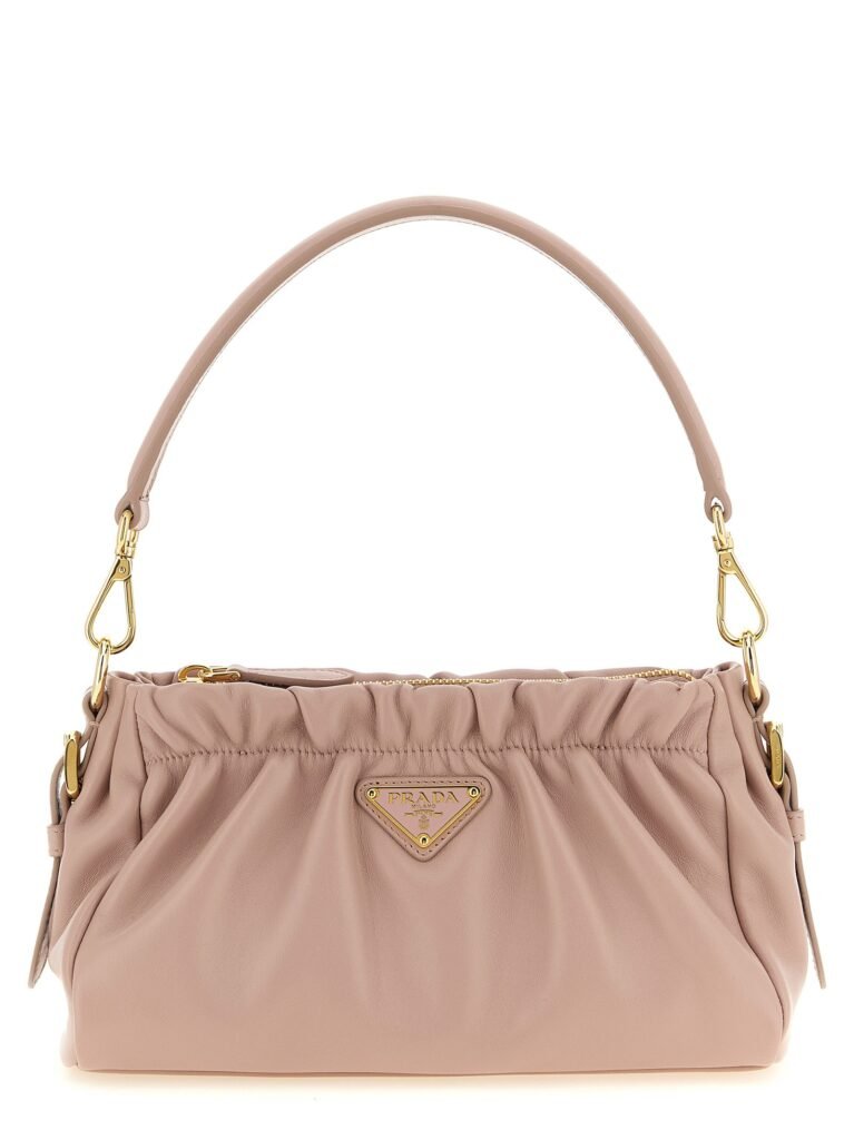 Leather shoulder bag