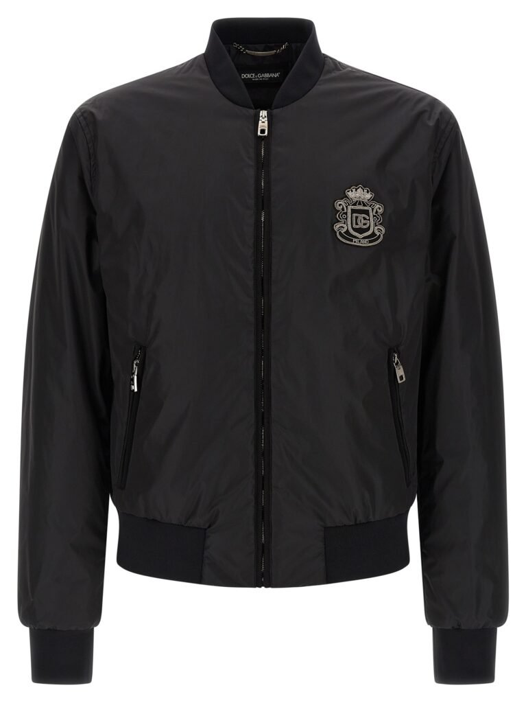 DG' patch bomber jacket