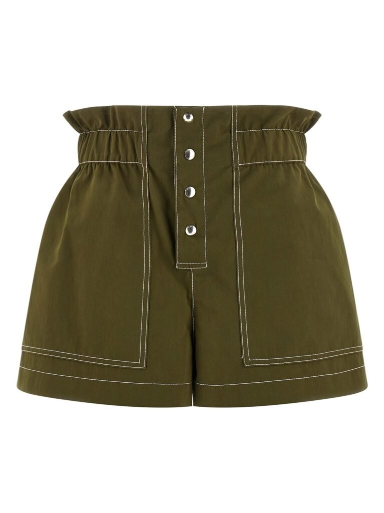Gabardine shorts