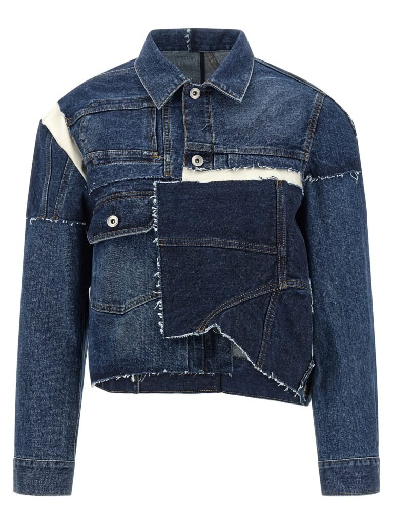 Patchwork denim jacket