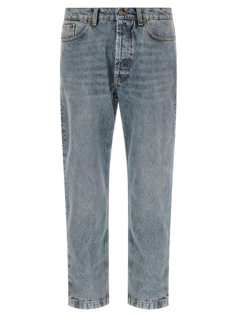 Tapered leg jeans