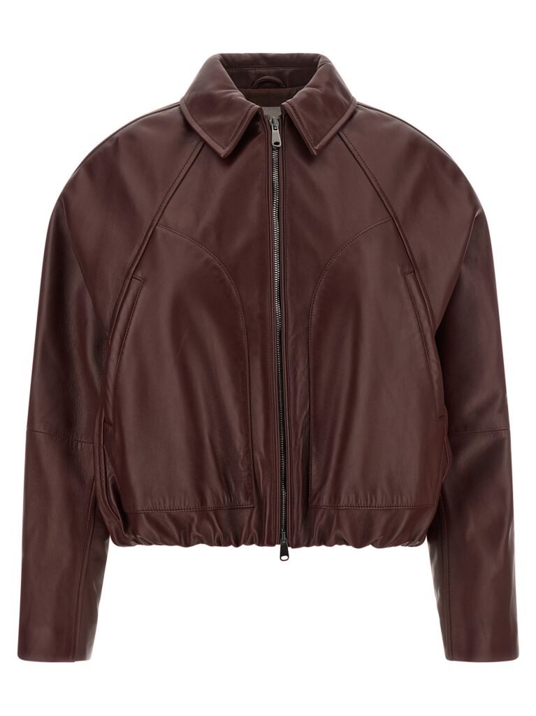 Nappa leather jacket