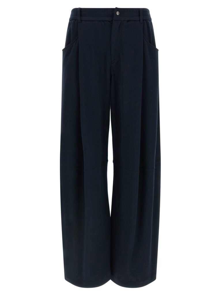 Cotton silk pants
