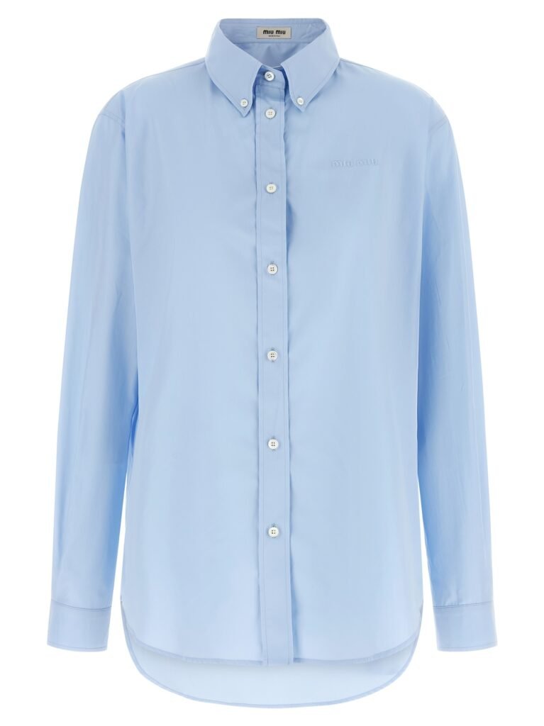 Logo embroidery shirt