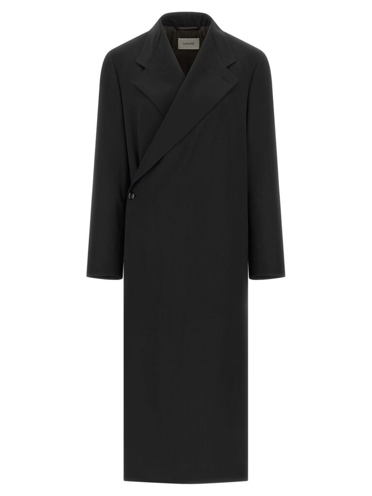 Wool crpe coat