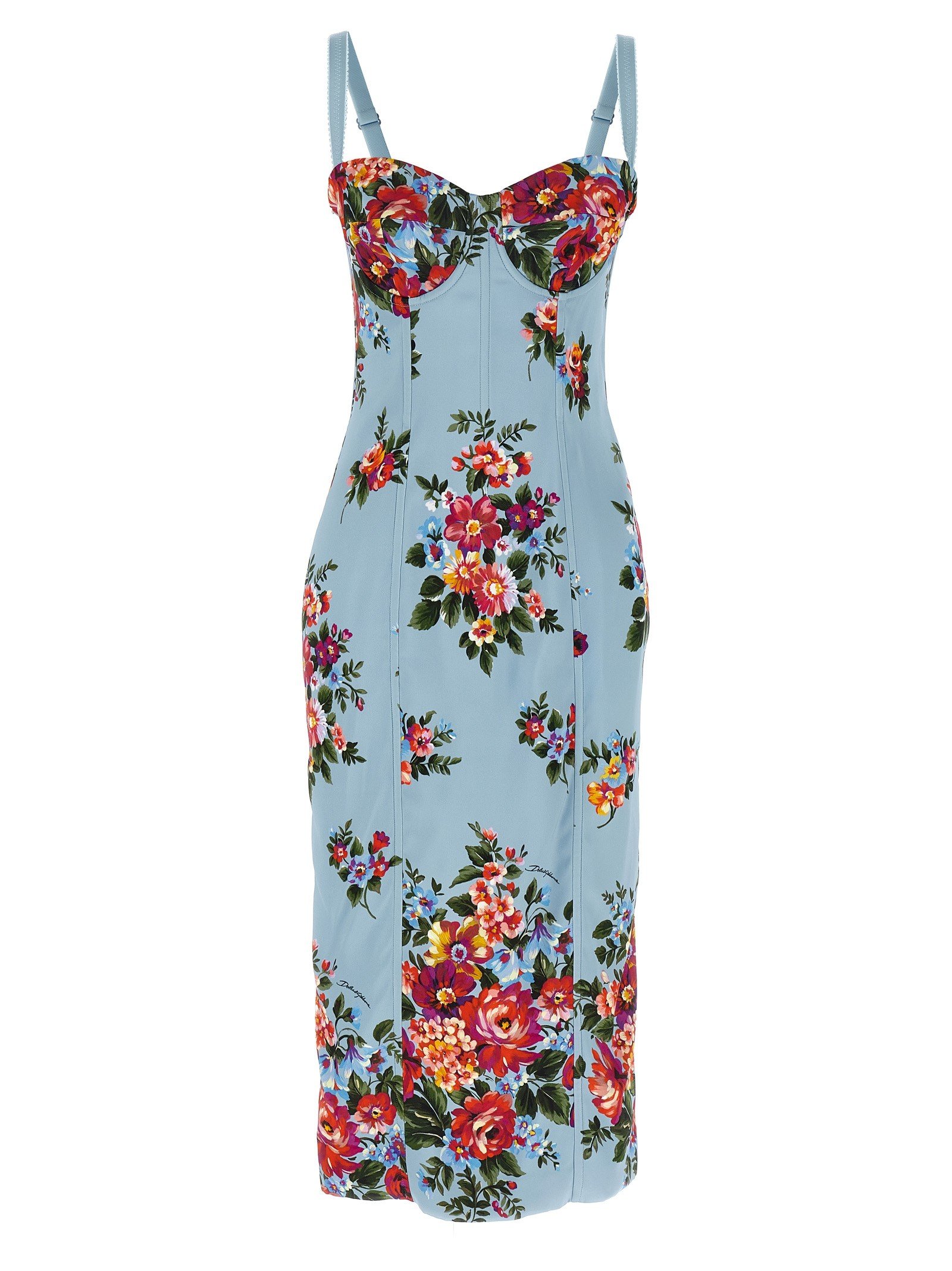 Mazzo di Fiori' print dress