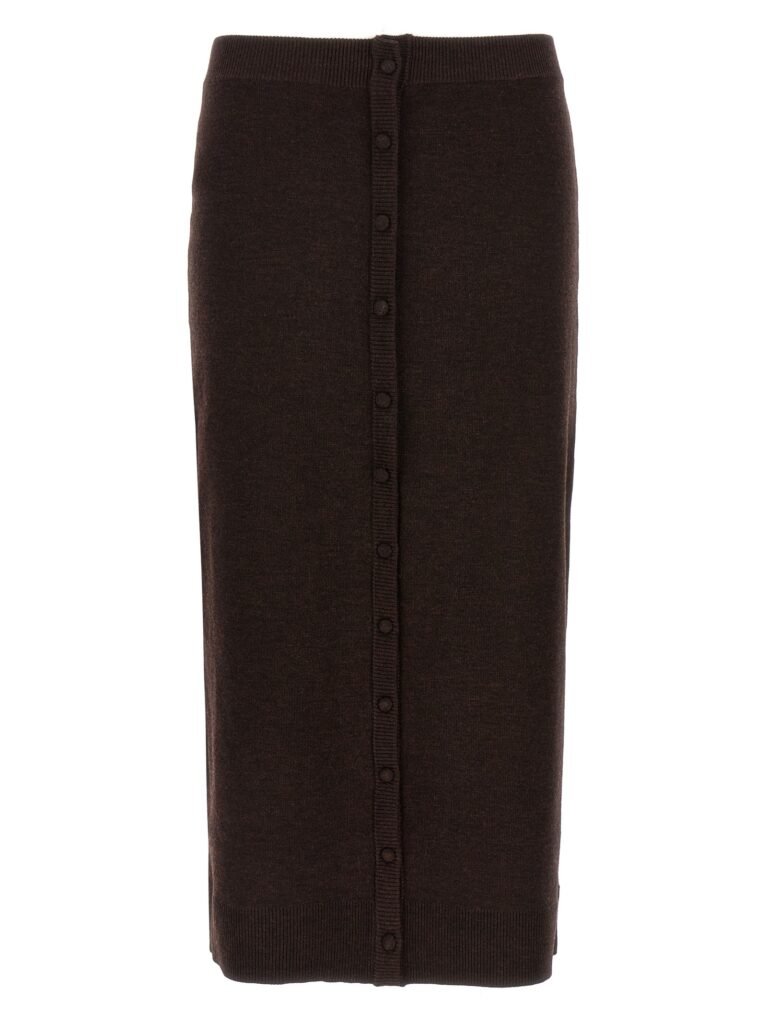 bottoni' midi skirt
