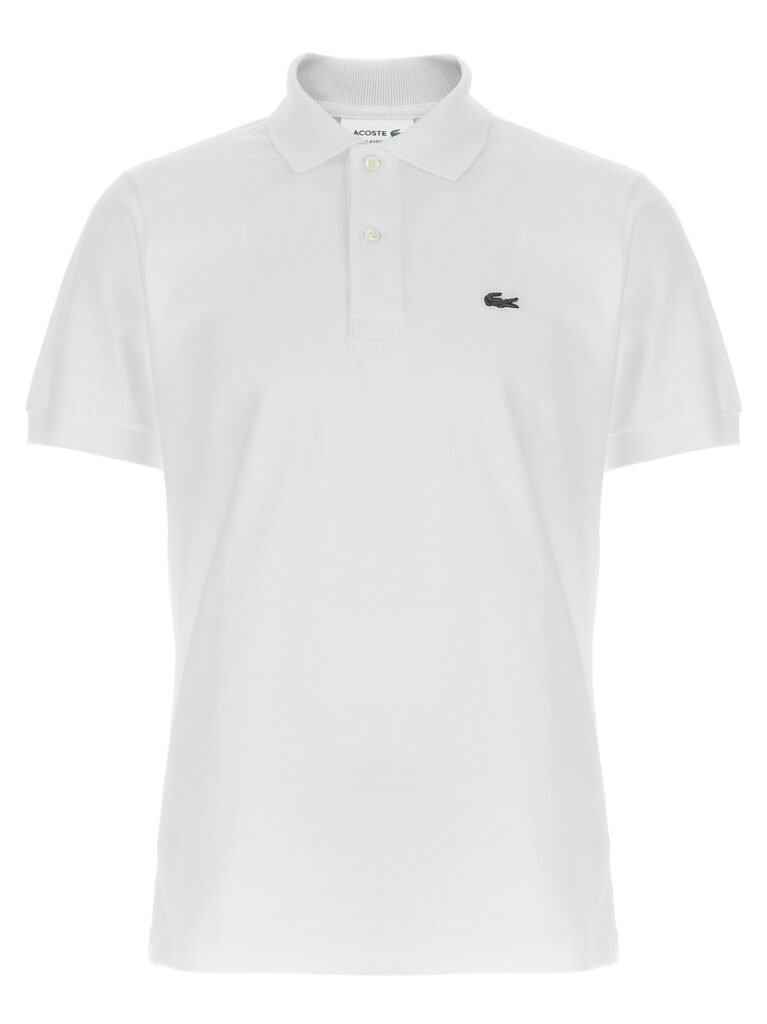 Logo patch polo shirt