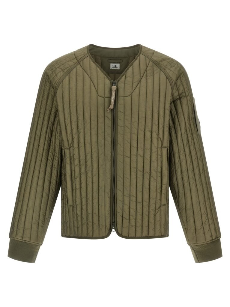 Ribbed down jacket