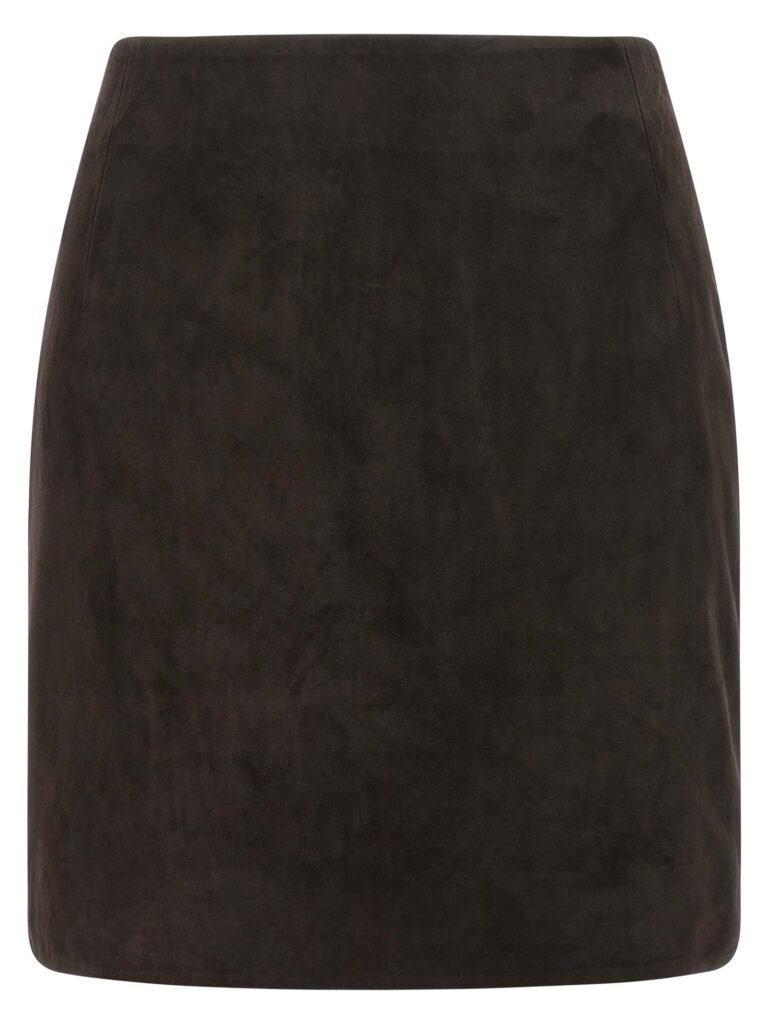Suede skirt