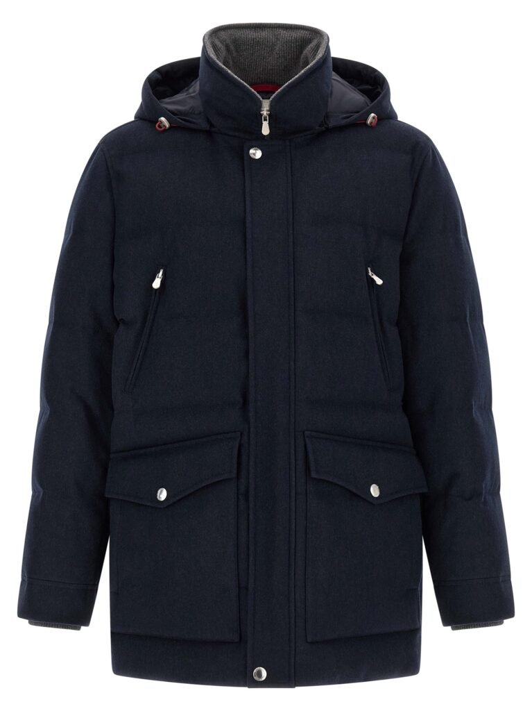 Wool flannel parka
