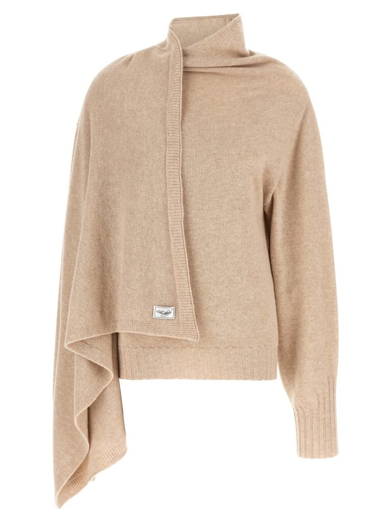 Sweater with scarf