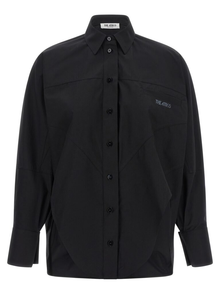 Shaped hem shirt