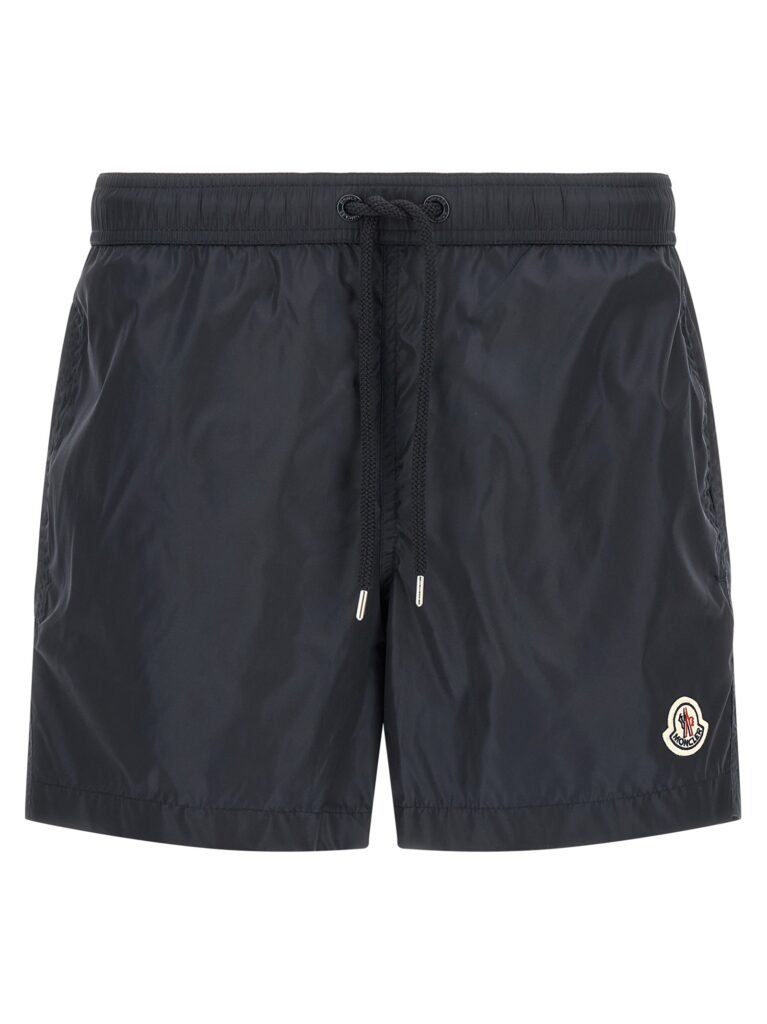 Logo patch swim shorts