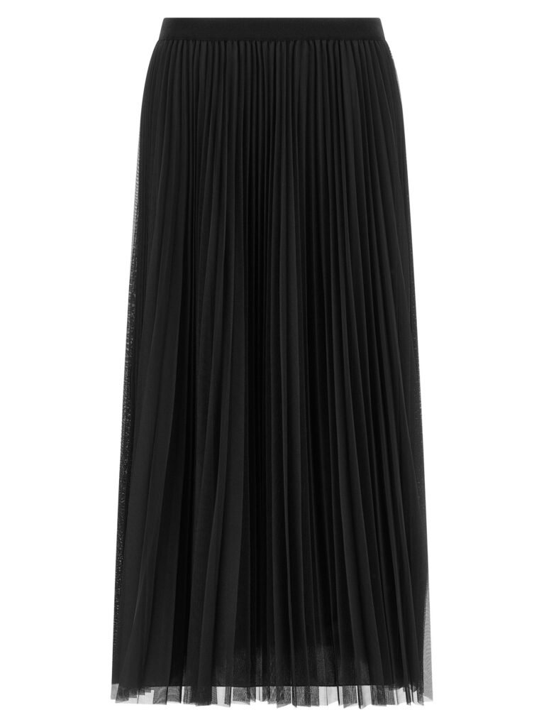 Tulle pleated skirt