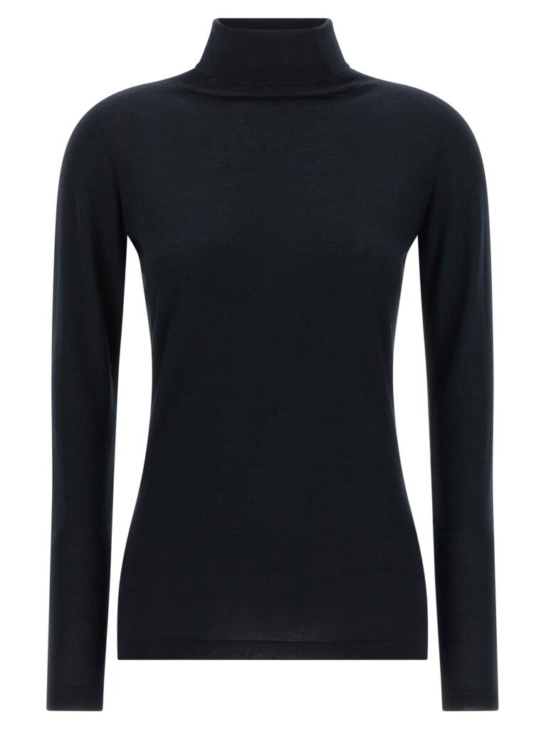 Cashmere and silk turtleneck sweater