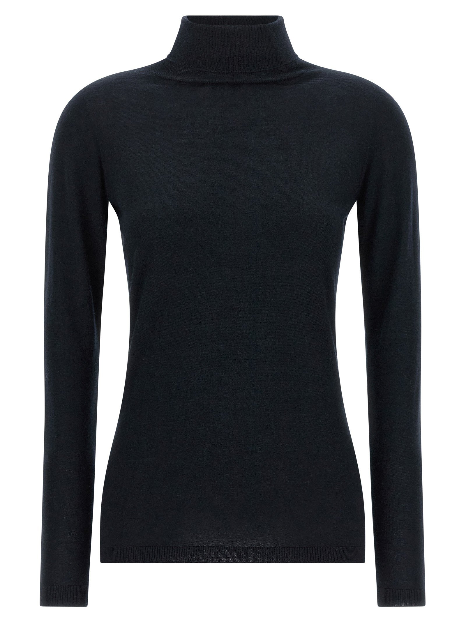 Cashmere and silk turtleneck sweater