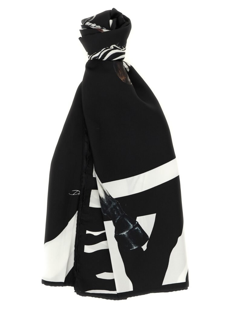 Zebra print scarf
