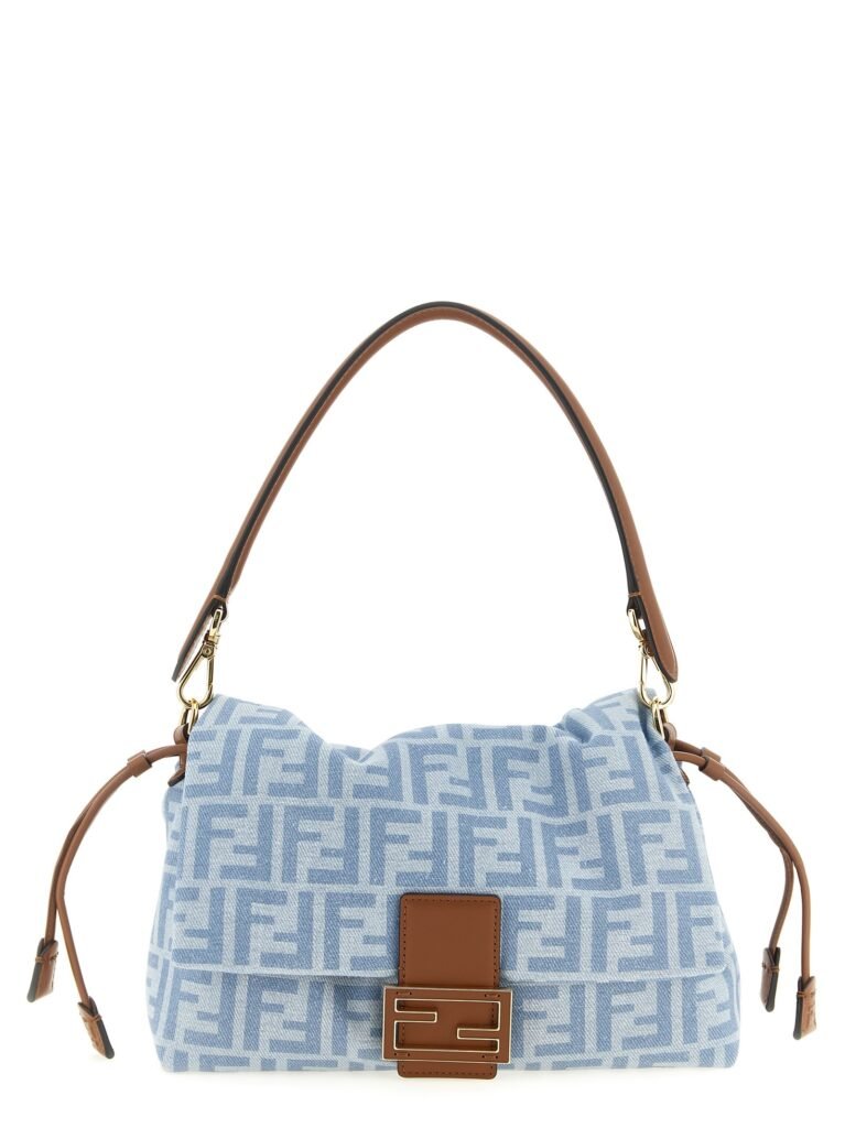 Mamma Baguette Light Denim crossbody bag